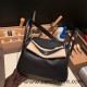 Hermes Lindy 26cm Clemence 89/ Black (Noir) Silver Hardware lindy26-011