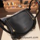 Hermes Lindy 26cm Clemence 89/ Black (Noir) Gold Hardware lindy26-012