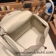 Hermes Lindy 26cm Clemence10 /Craie  Gold Hardware lindy26-015