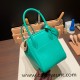 Hermes Lindy 26cm Clemence 6W/ Menthe& 18 /Étoupe Grey (Étoupe) lindy26-019