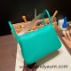 Hermes Lindy 26cm Clemence 6W/ Menthe& 18 /Étoupe Grey (Étoupe) lindy26-019