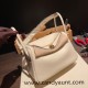 Hermes Lindy 26cm Clemence I2 /Nata Gold Hardware lindy26-021