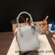 Hermes Lindy 26cm Clemence 4Z /Gris Mouette Gold Hardware lindy26-039