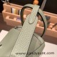 Hermes Lindy 26cm Clemence Q1 /Sauge Silver Hardware lindy26-041