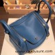 Hermes Lindy 26cm Clemence S4/ Deep Blue lindy26-046