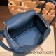 Hermes Lindy 26cm Clemence S4/ Deep Blue lindy26-046