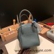 Hermes Lindy 26cm Clemence Y7 /Blue Orage Silver Hardware lindy26-050