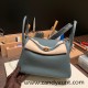 Hermes Lindy 26cm Clemence Y7 /Blue Orage Gold Hardware lindy26-051