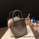 Hermes stock 30cm Lindy Clemence 8F /Etain Silver Hardware