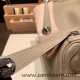 Hermes stock 30cm Lindy Clemence 81 /Gris Tourterelle Silver Hardware