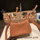 Hermes Mini Lindy Ostrich 37 /Gold Gold Hardware 002