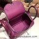 Hermes Mini Lindy touch P9 / Anemone Silver Hardware 005