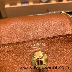 Hermes Mini Lindy touch 37 / Gold Gold Hardware 006