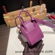 Hermes Mini Lindy swift P9 /Anemone Gold Hardware 008