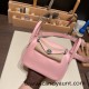 Hermes Mini Lindy swift 3Q /Rose Sakura Silver Hardware 013