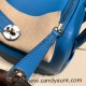 Hermes Mini Lindy 0F/ Blue Frida 0F /Blue Frida Silver Hardware 015