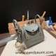 Hermes Mini Lindy 63/Vert Amande Gold Hardware 018