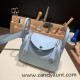 Hermes Mini Lindy swift 7R /Azur Silver Hardware 022