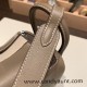 Hermes Mini Lindy 8C /Elephant Grey Silver Hardware 025