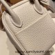 Hermes Mini Lindy CLEMENCE 10 /Craie Gold Hardware 028