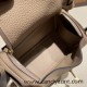 Hermes Mini Lindy Clemence S2/ Trench Gold Hardware 045