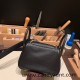 Hermes Mini Lindy Clemence 89 /Black Gold Hardware 050