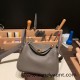 Hermes Mini Lindy Clemence 8F /Etain Gold Hardware 054