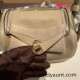 Hermes Mini Lindy Clemence S2/ Trench Gold Hardware 058