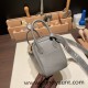 Hermes Mini Lindy Clemence 0L/ Gris Meyer Gold Hardware 059