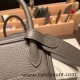 Hermes Mini Lindy Clemence 8F /Etain Silver Hardware 066