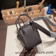 Hermes Mini Lindy Clemence 46 /Ebene Silver Hardware 070