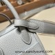 Hermes Mini Lindy Clemence 46 /Ebene Silver Hardware 072