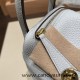 Hermes Mini Lindy Clemence 46 /Ebene Silver Hardware 072