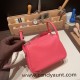 Hermes Mini Lindy Clemence 8W /Rose Azalee Silver Hardware 073