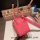 Hermes Mini Lindy Clemence 8W /Rose Azalee Silver Hardware 073