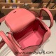 Hermes Mini Lindy Clemence 1Q /Rose Confetti Silver Hardware 083