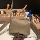 Hermes Mini Lindy Clemence 18/Étoupe Grey Gold Hardware 093