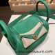 Hermes Mini Lindy Clemence 1K /Bambou Gold Hardware 095