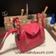 Hermes Mini Lindy Clemence I6 /Rose Extreme Gold Hardware 098