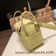 Hermes Mini Lindy Clemence 1Z /Jaune Poussin Gold Hardware 100