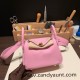 Hermes Mini Lindy Clemence X9/ Mauve Sylvestre Gold Hardware  105