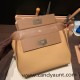 Hermes 29cm kelly 2424 togo & swift 4B/ Biscuit& 3G /Alezan 29cm Silver Hardware Full Handmade