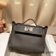 Hermes kelly 2424 Matte Crocodile 8F / Etain Silver Hardware Full Handmade