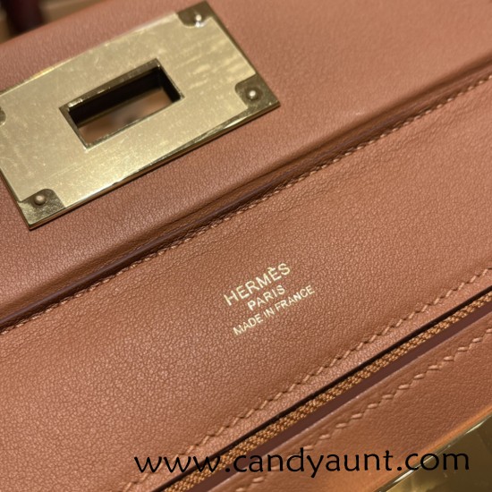 Hermes Mini kelly 2424 37/Gold Gold Hardware 21cm Full Handmade