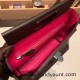 Hermes Mini 21cm kelly 2424 evercolor 0G /Rouge Sellier& Framboise Silver Hardware Full Handmade