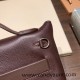 Hermes Mini 21cm kelly 2424 evercolor 0G /Rouge Sellier& Framboise Silver Hardware Full Handmade