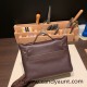 Hermes Mini 21cm kelly 2424 evercolor 0G /Rouge Sellier& Framboise Silver Hardware Full Handmade