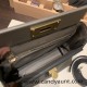 Hermes 21cm Mini kelly 2424 evercolor 8F /Etain Gold Hardware Full Handmade