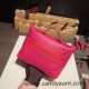 Hermes 21cm Mini kelly 2424 evercolor S3/Rouge Cœur Silver Hardware Full Handmade