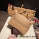 Hermes 21cm Mini kelly 2424 evercolor 0M/Chai Gold Hardware Full Handmade